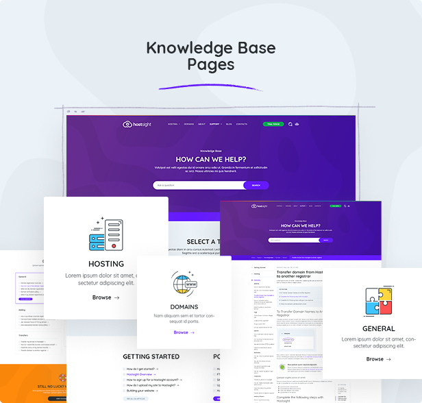 Knowledge Base Pages