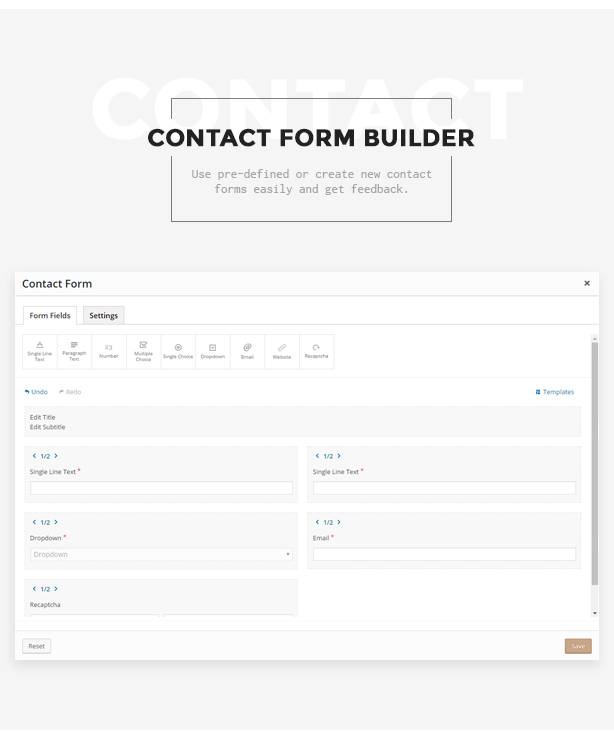 Contact form Builder